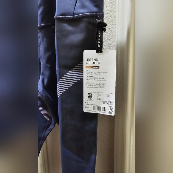 Athleta Allyson Felix Fearless Legend 7/8 Tight Size 1X New With Tags - Picture 6 of 16